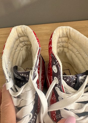 Kadın Çok Renkli Denim Bağcıklı Sneakers - Görsel 6