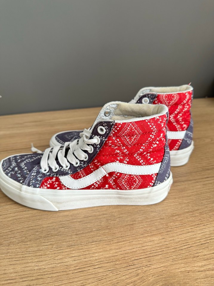 Kadın Çok Renkli Denim Bağcıklı Sneakers - Görsel 4