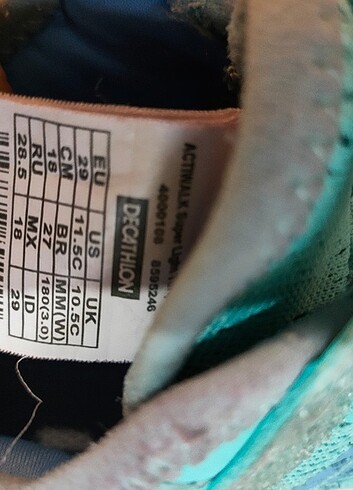 Decathlon kız çocuk spor ayakkabı