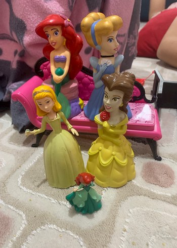 Renkli Prenses Animasyon Figürleri Seti - Görsel 2