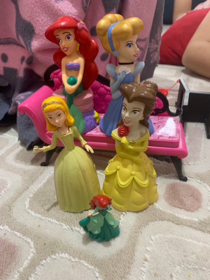 Renkli Prenses Animasyon Figürleri Seti - Görsel 2