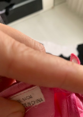 Pembe Nakışlı Butonlu Çocuk Şapkası - Görsel 7