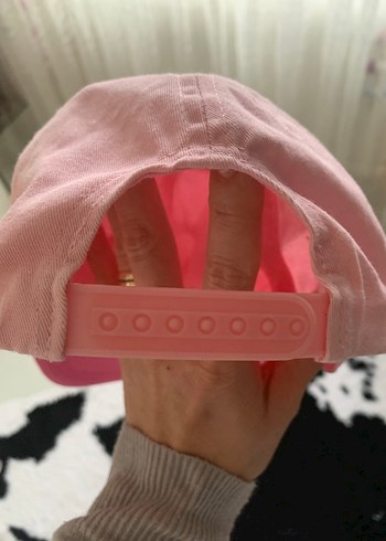 Pembe Nakışlı Çocuk Şapkası - Görsel 2