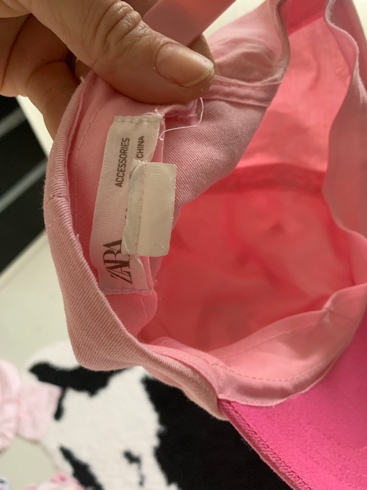 Pembe Nakışlı Çocuk Şapkası - Görsel 3