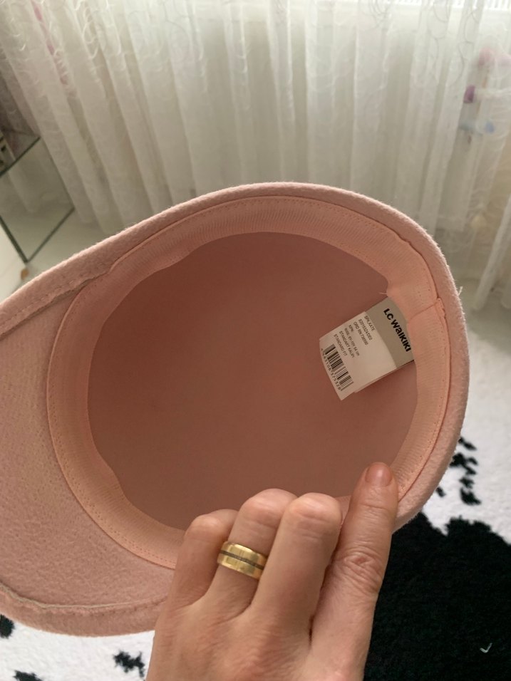 Pembe Kürklü Kadın Şapka - Görsel 3