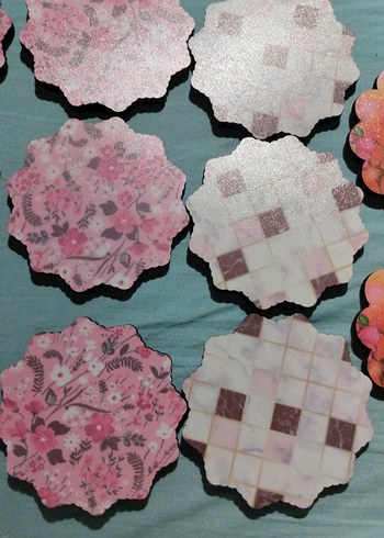 Bohem Tarzı El Yapımı Bardak Altlıkları - Görsel 3