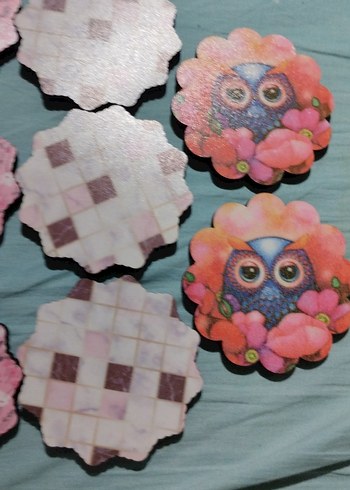 Bohem Tarzı El Yapımı Bardak Altlıkları - Görsel 4