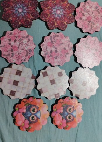 Bohem Tarzı El Yapımı Bardak Altlıkları - Görsel 2