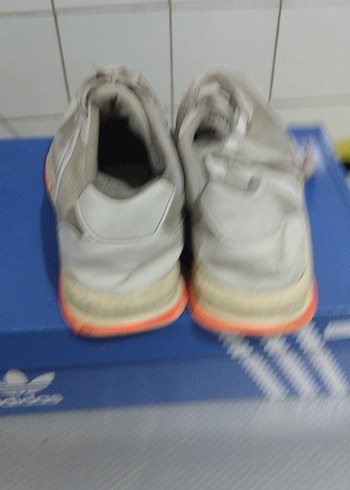 erkek Gri Beyaz Bağcıklı Spor Ayakkabı - Görsel 3