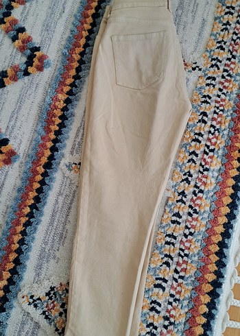 H&M Bej Kadın Jean