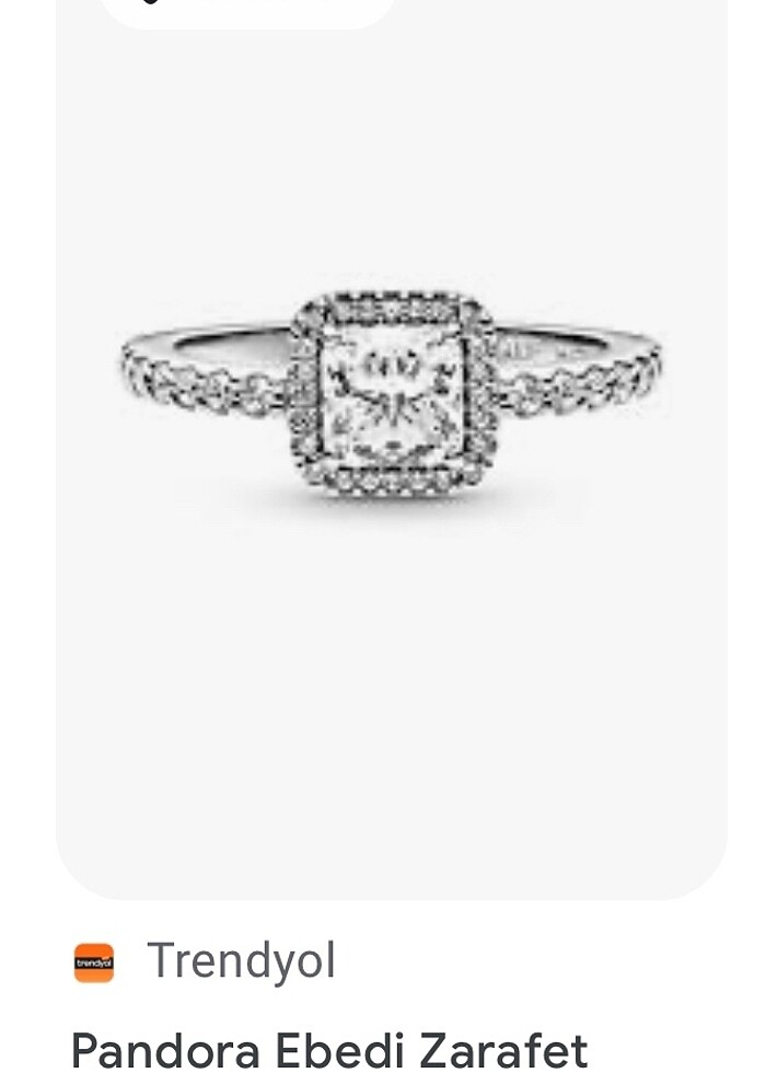 PANDORA MARKA YÜZÜK - Görsel 4