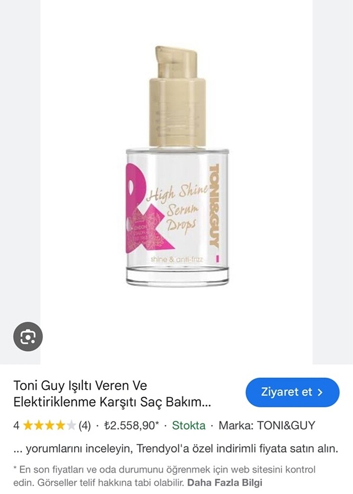 TONİ GUY MARKA IŞILTI VEREN SERUM - Görsel 2