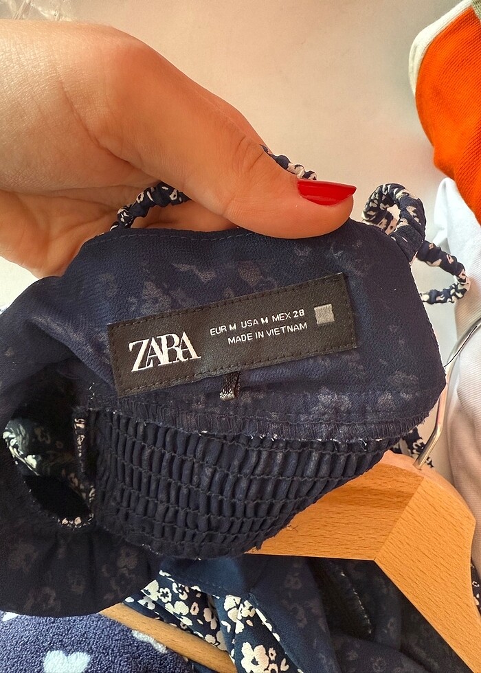 ZARA MARKA YIRTMAÇLI ELBİSE - Görsel 5