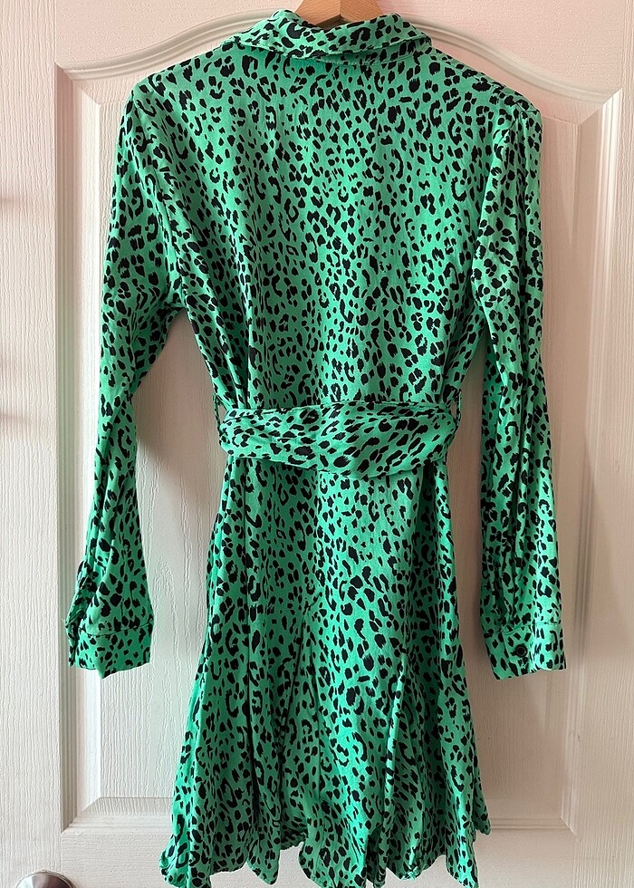 KADIN LEOPAR DESENLİ ELBİSE - Görsel 3