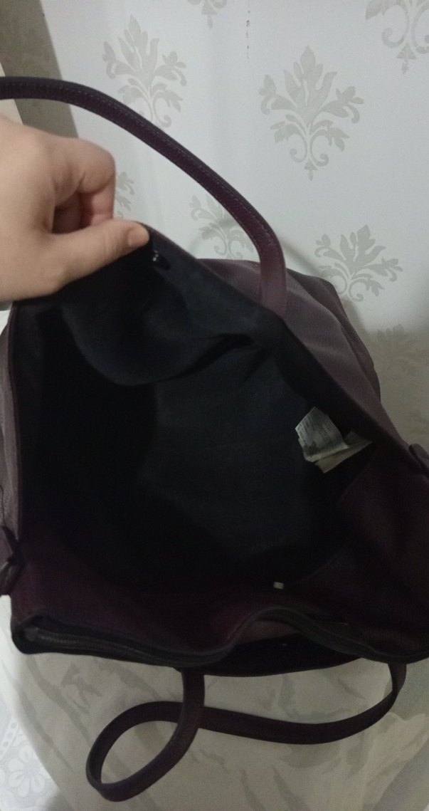 Mango Bordo Peçeteli Deri El Çantası — görsel 4/9