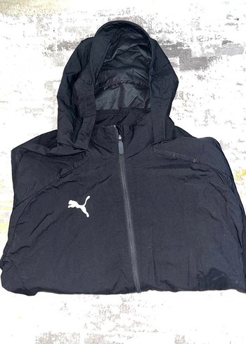 Puma Siyah Kapusonlu Hafif Spor Ceket M Beden