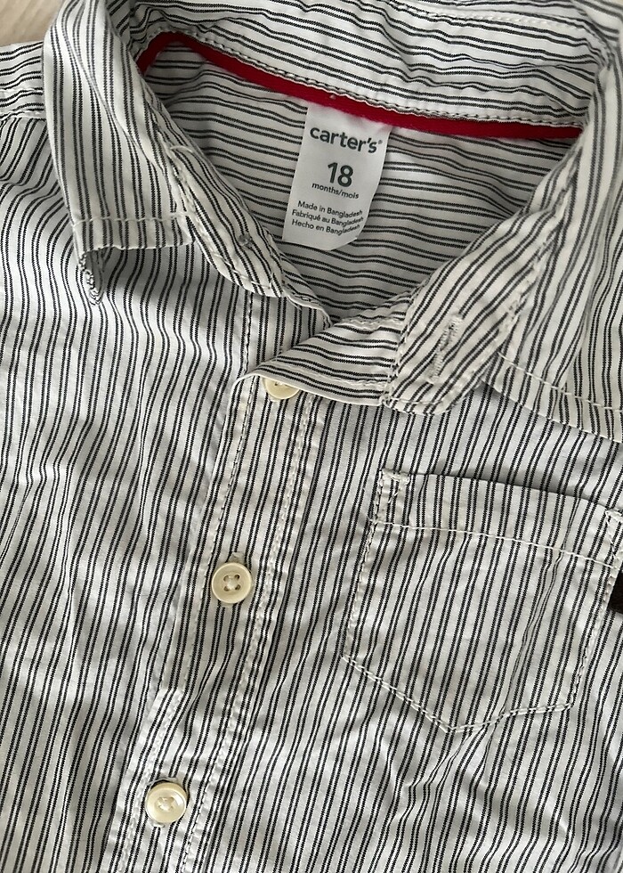 Carters gömlek zıbın - Görsel 2