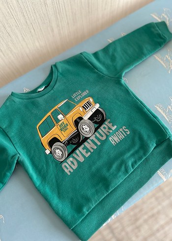 Lcw Erkek Bebek Uzun Kollu Sweatshirt Takımı - Görsel 2
