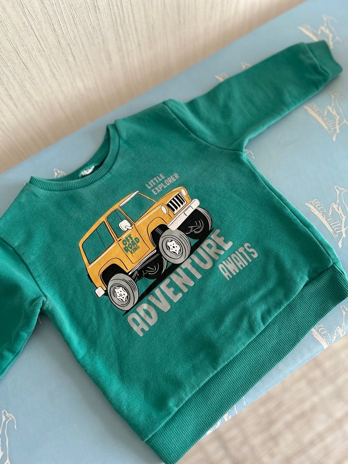 Lcw Erkek Bebek Uzun Kollu Sweatshirt Takımı - Görsel 2