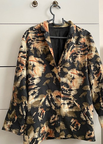 Batik Sehirli Camo Desenli Rahat Ceket