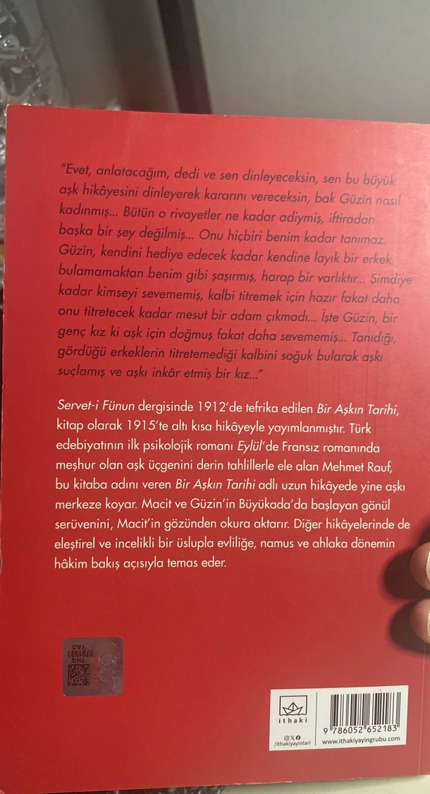 Bir Aşkın Tarihi - Mehmet Rauf - Görsel 2