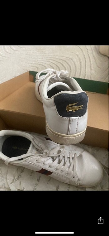 41 Beden beyaz Renk Lacoste sneaker