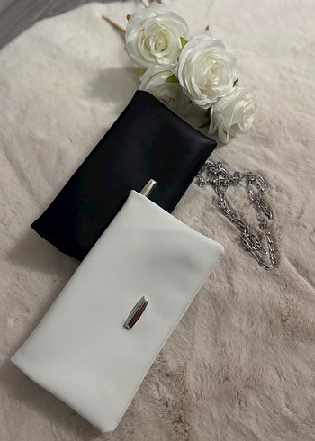 Zara Minimalist Zincirli Cift Renkli Canta