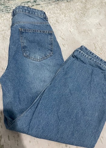 Diğer Acik Mavi Rahat Kesim Denim Jean
