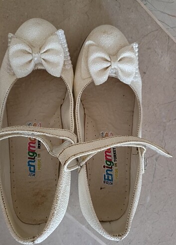 35 Beden beyaz Renk Topuklu Kız Çocuk Ayakkabi