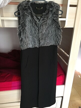 Suni kürklü ceket tunik