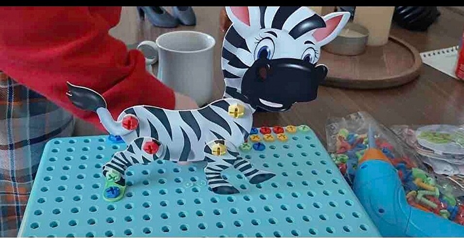 Beden 3D Matkaplı Creative Puzzle Çantalı
