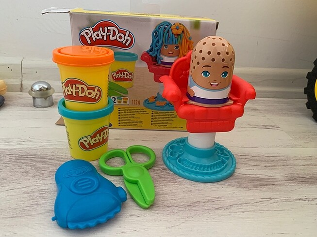  Beden Renk Play-Doh Oyun Hamuru Kuaför Seti