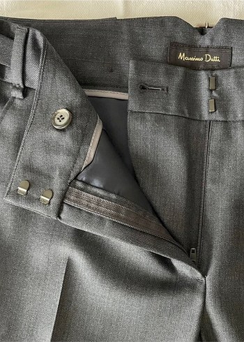 Massimo Dutti Gri Kadin Pantolon 36