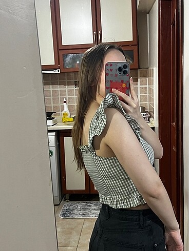 s Beden yeşil Renk Trendyolmilla bluz