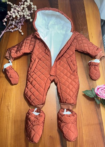 Diğer Kiremit Kapitone Bebek Kozmonot Tulum