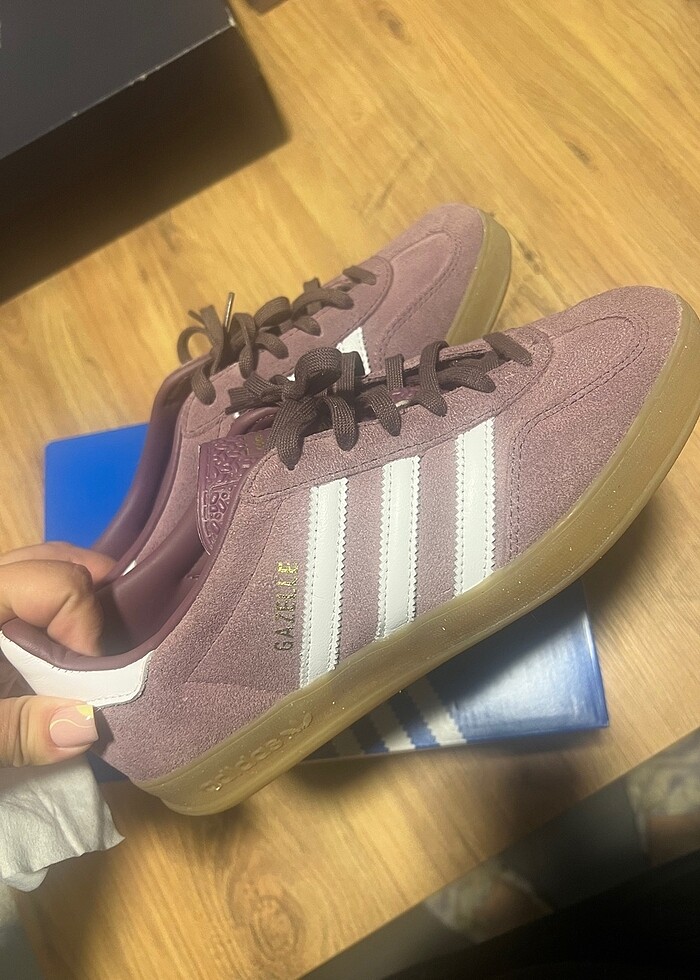 Adidas gazelle Gül kurusu - Görsel 3
