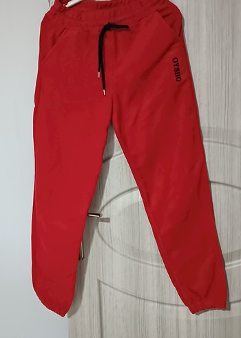 Zara Kirmizi Rahat Jogger Esofman Alti