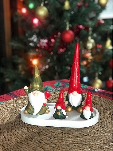 Yılbaşı şans cücesi gnome biblo