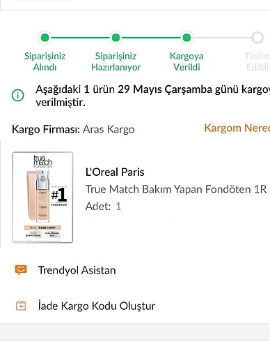  Beden Renk Loreal fondoten
