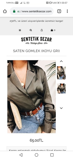 saten gömlek