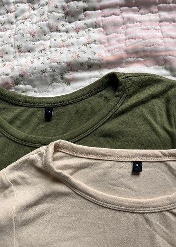 Kadın Basic Kısa Kollu Crop - Görsel 2