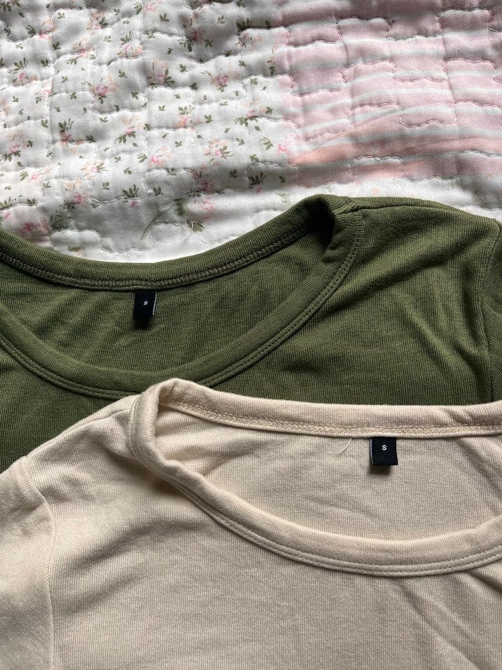 Kadın Basic Kısa Kollu Crop - Görsel 2