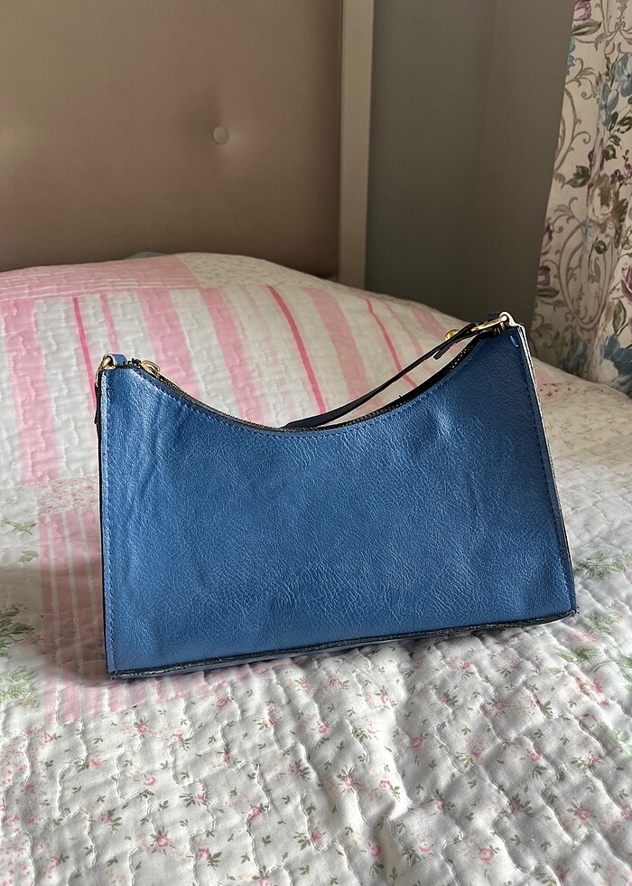 lacivert kol çantası - Görsel 2