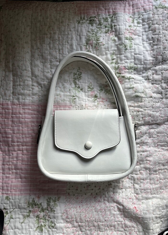 beyaz iki askılı çanta - Görsel 2