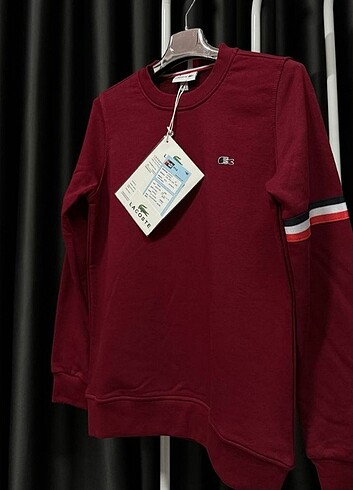 Lacoste sweatshirt 3 iplik sardonsuz 