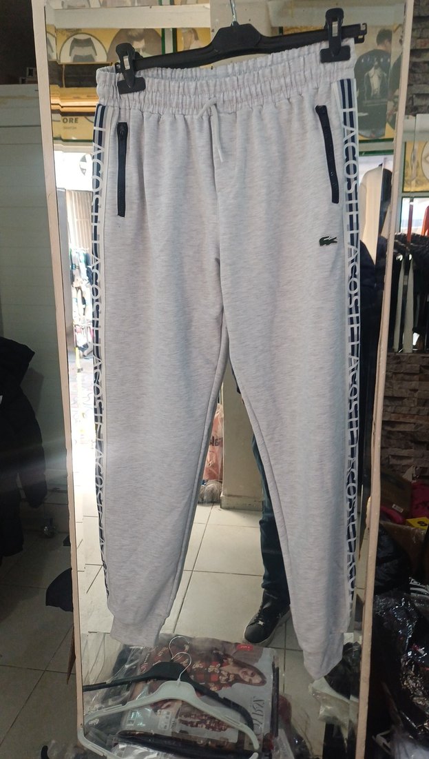 Gri Erkek Rahat Kesim Eşofman Altı - Görsel 2