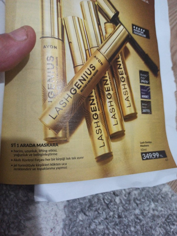 Avon Lash Genius  Maskara - Görsel 4