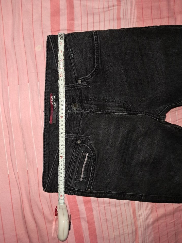 gri renk mavi jeans premıum kot pantolon ölçü görselde var - Görsel 4