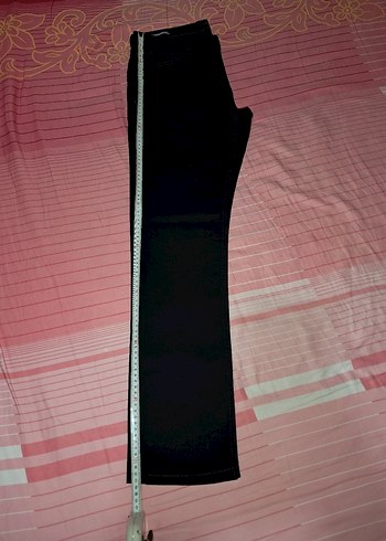 kuyu lacivert Jean kot pantolun 0 kulanılmamış - Görsel 6