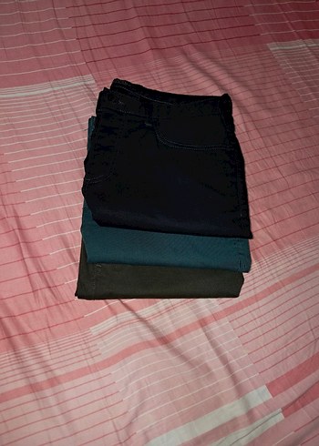 kuyu lacivert Jean kot pantolun 0 kulanılmamış - Görsel 10